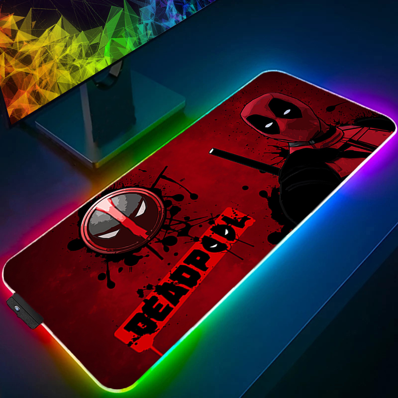Tablet With All Accessories - LED-muismat Gaming Backlight Lock Edge Anime-accessoires