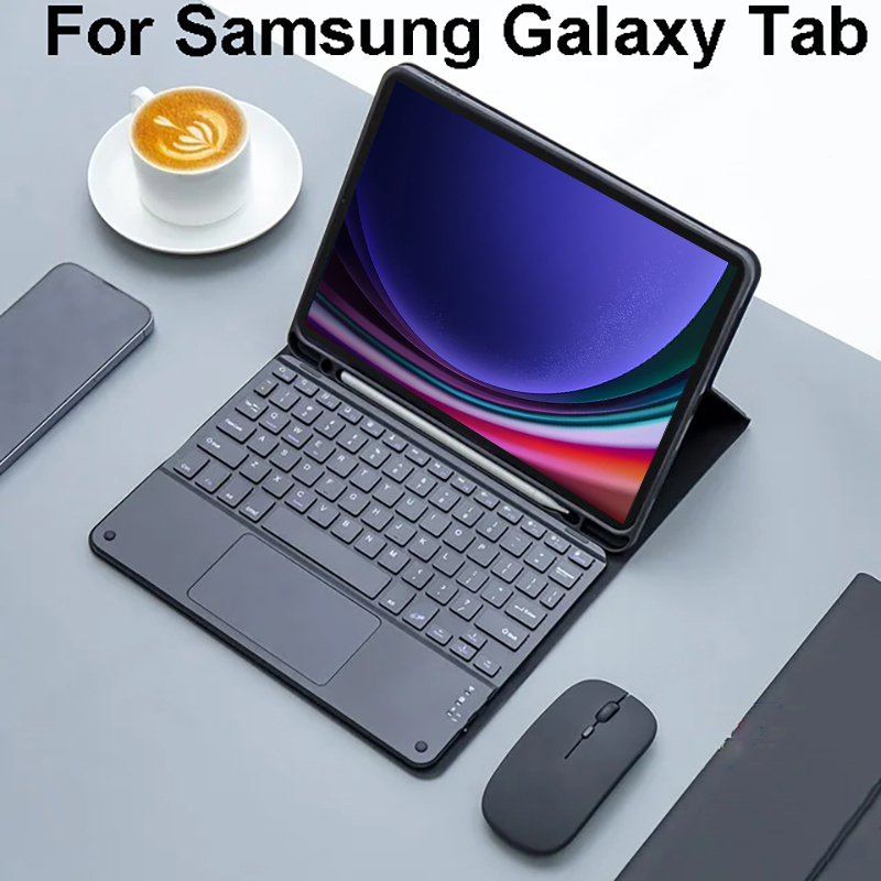 Samsung Tablet Keyboard Accessories - Toetsenbordhoes voor Samsung Galaxy Tab A9