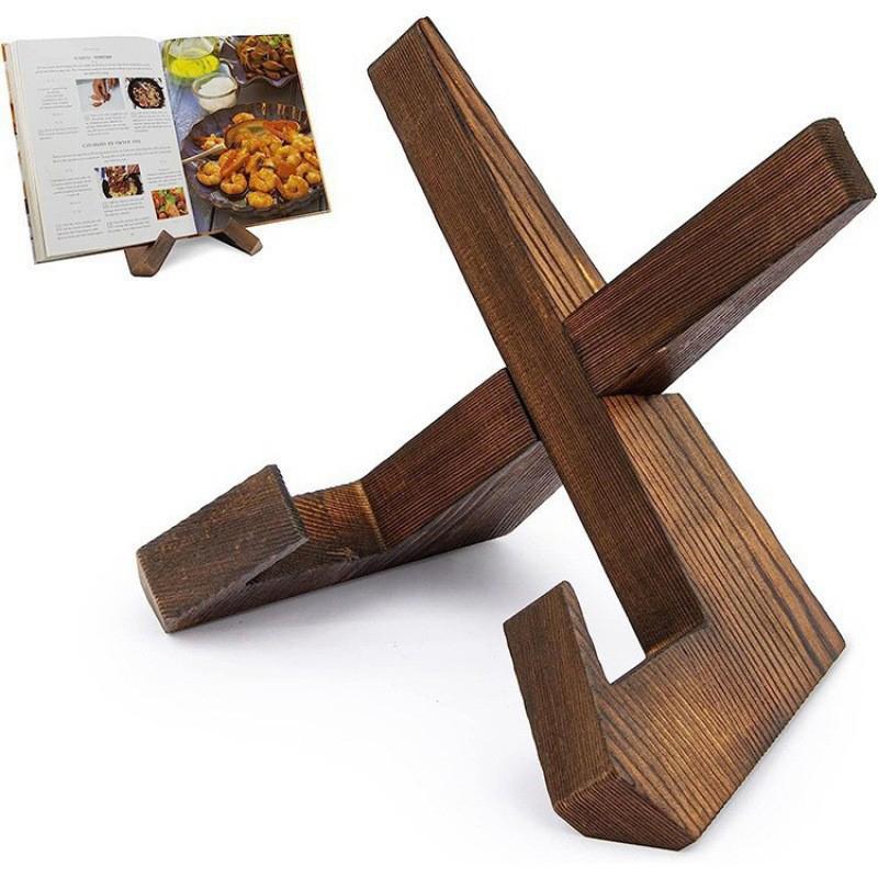 Tablet Accessories For Reading - Houten documentenstandaard met verstelbare hoek, kookboekhouder,