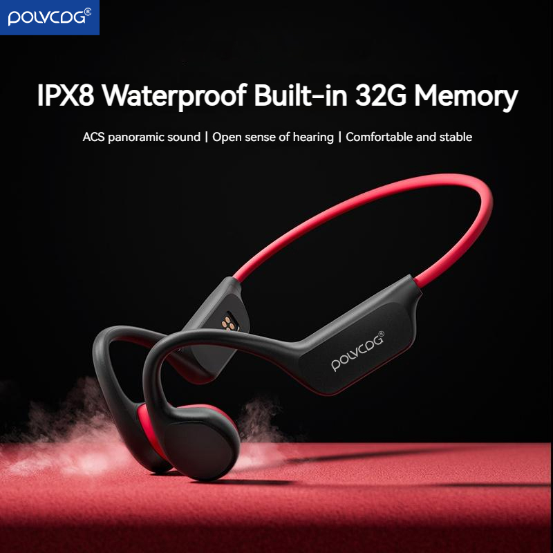 Wired Earphone Lightning - POLVCDG Beengeleidingsheadset X7 IPX8 32GB Geheugen