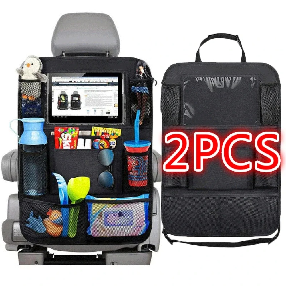 Kids Tablet With Accessories - Autostoel-organizer 9 opbergvakken met touchscreen tablethouder