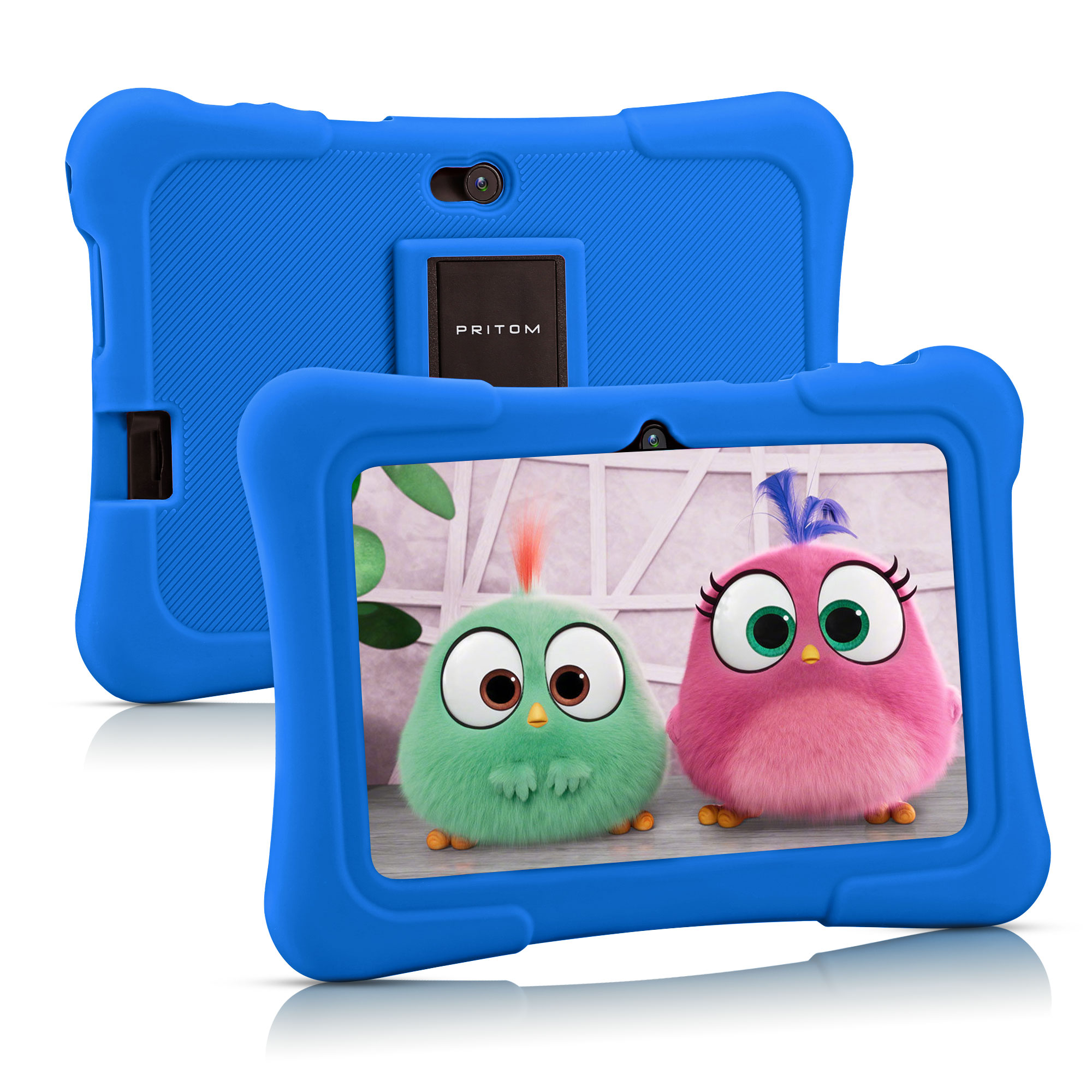 Kids Tablet With Accessories - PRITOM 7 inch kindertablet Quad Core