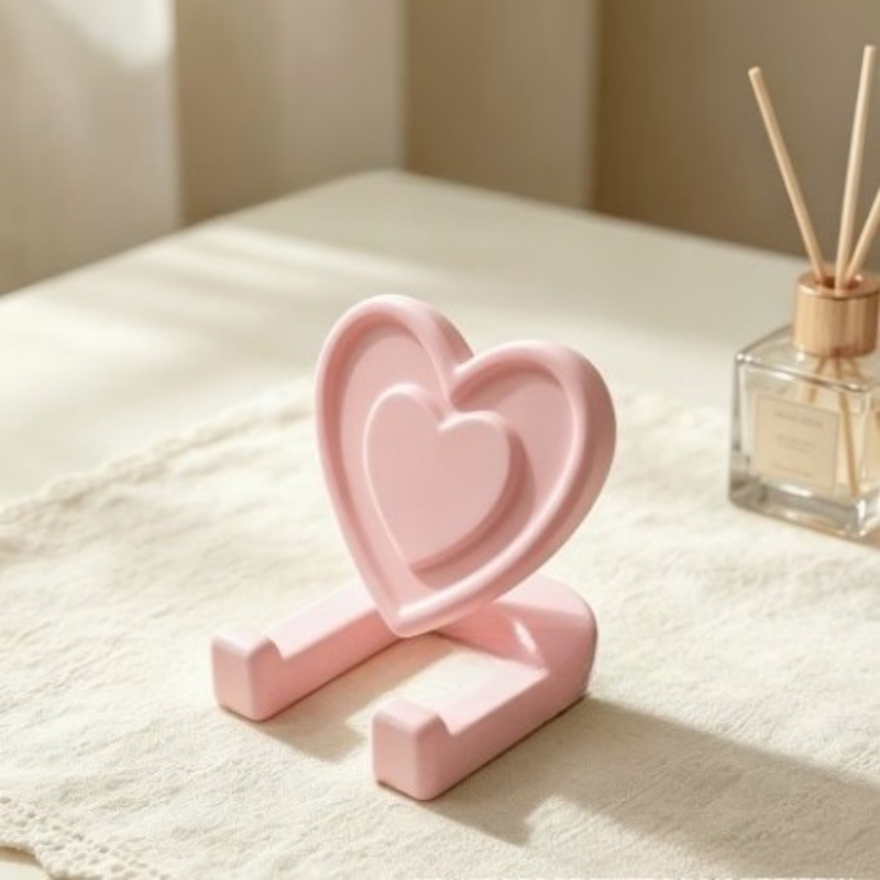 Tablet Accessories 3D Print - 3D-geprint Valentijnsdag romantisch hartvormig telefoon- en