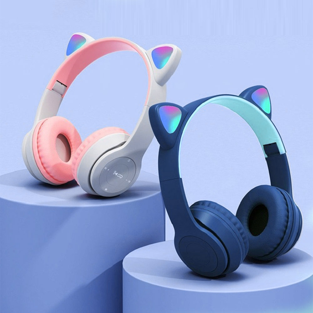 Wired Earphone Lightning - Draadloze Bluetooth Hoofdtelefoon Kat Ear Gaming