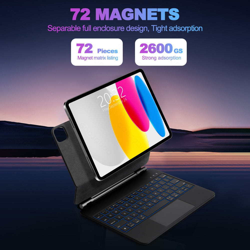 GOOJODOQ Magic Keyboard voor i - Best Tablet Accessories recensie en prijs
