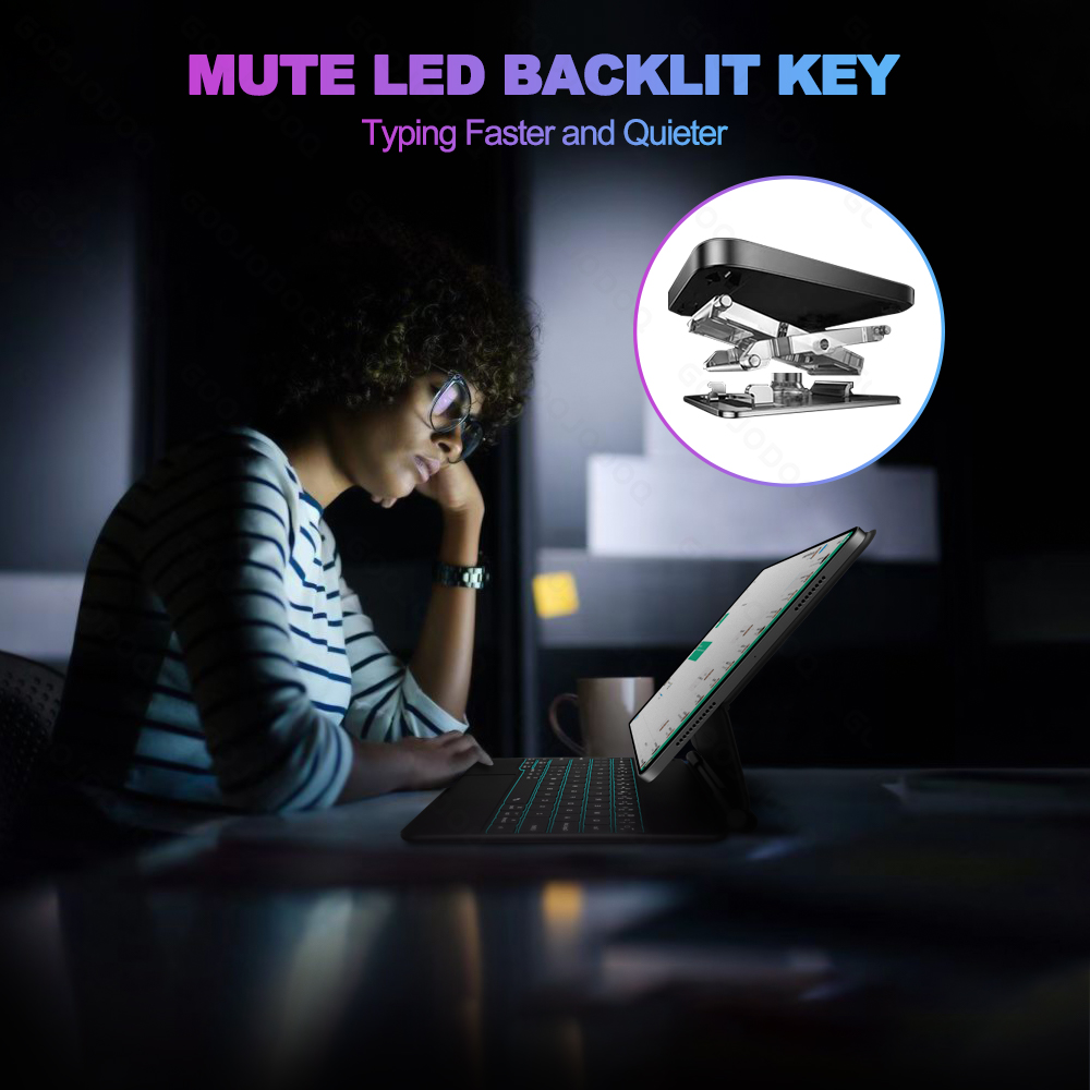 GOOJODOQ Magic Keyboard voor i - Best Tablet Accessories recensie en prijs
