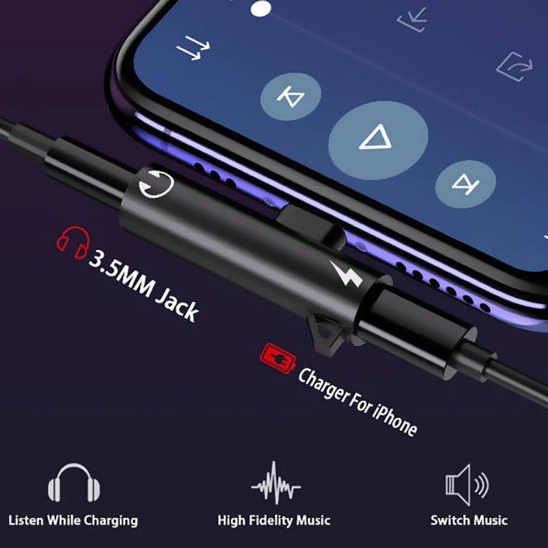 2 In1 Adapter Splitter Voor iP - Wired Earphone Lightning recensie en prijs