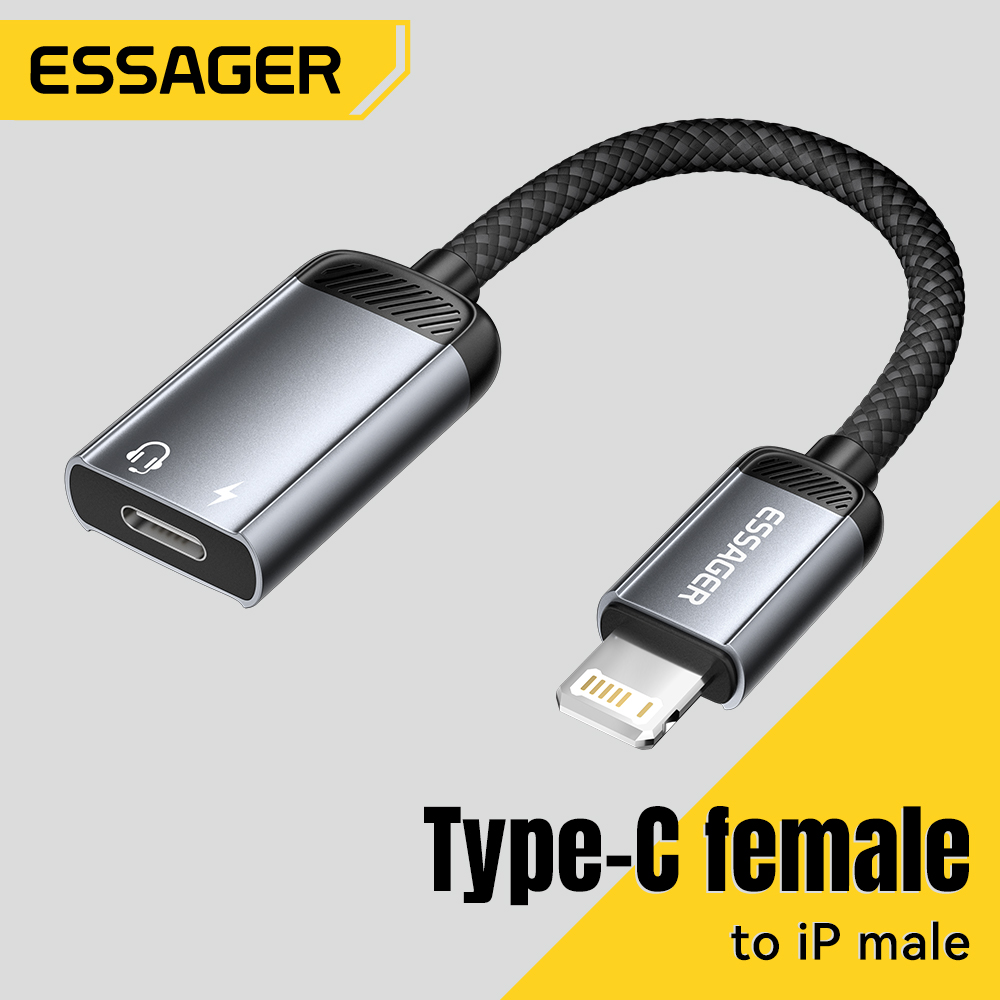 Essager Type-C audio-adapterka - Wired Earphone Lightning recensie en prijs