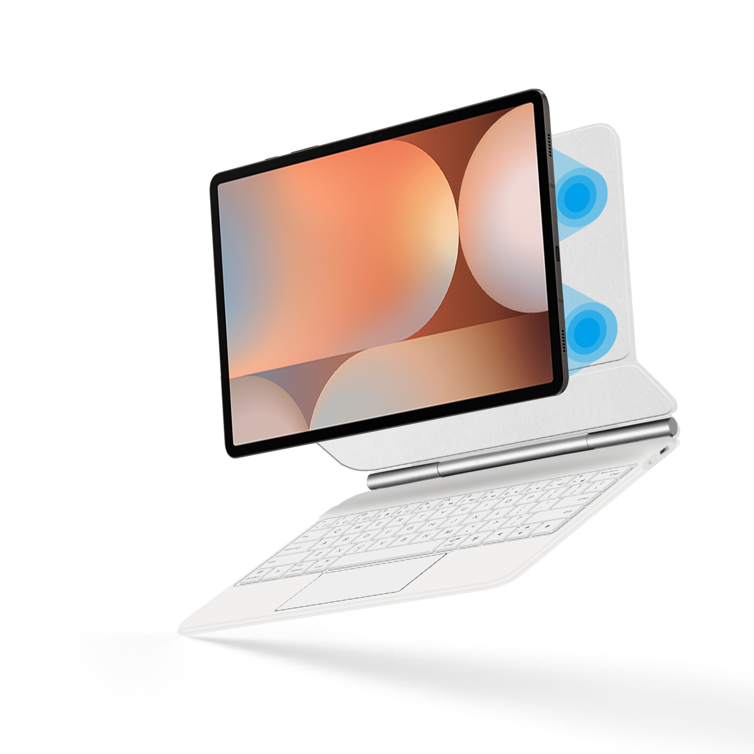 Magisch toetsenbord voor Samsu - Samsung Tablet Keyboard Accessories recensie en prijs