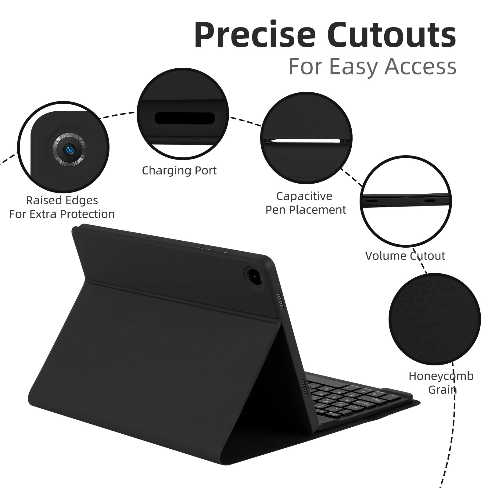 Toetsenbordhoes voor Samsung G - Samsung Tablet Keyboard Accessories recensie en prijs