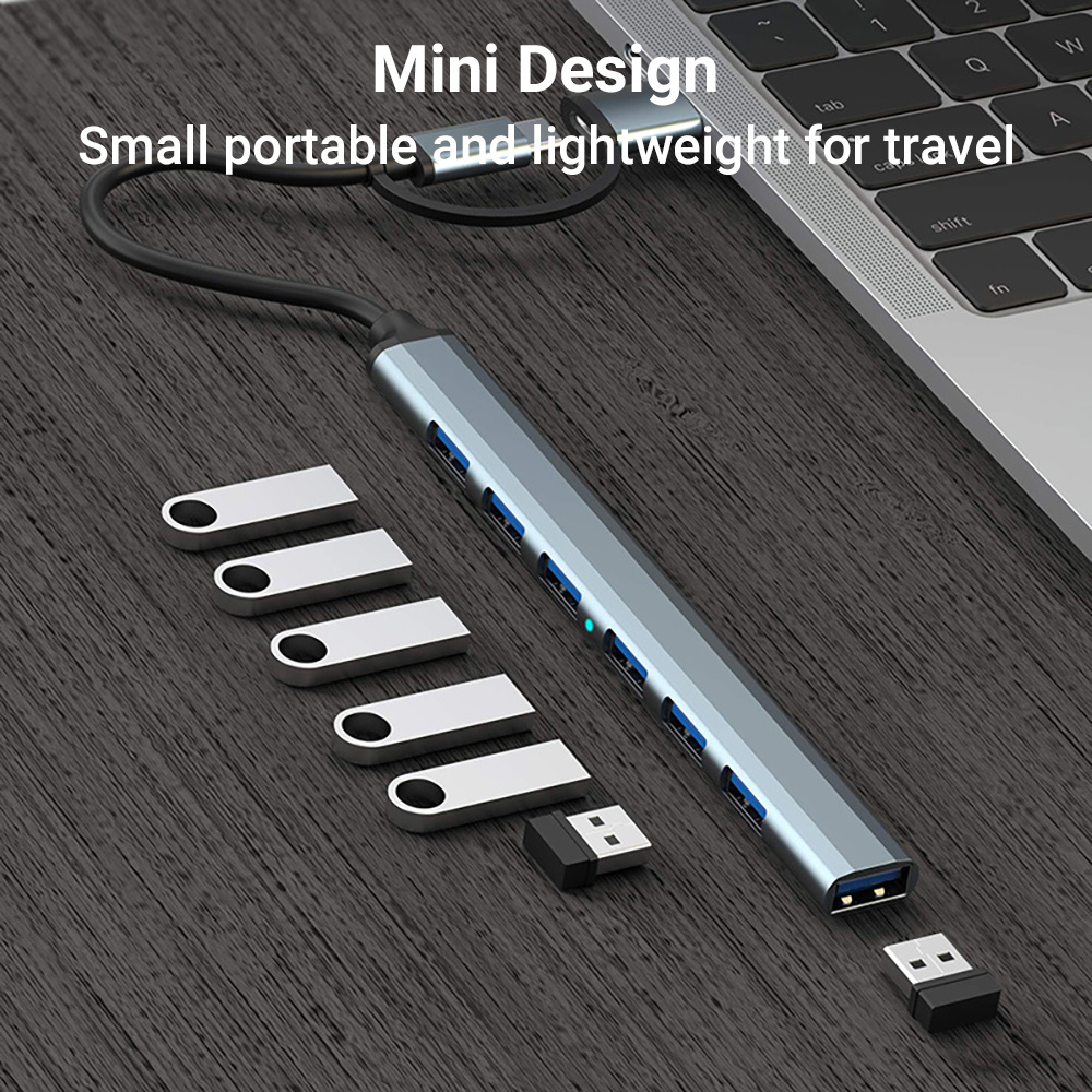 7-in-1 Dual-Head USB-C&USB Doc - Tablet Accessories For Reading recensie en prijs