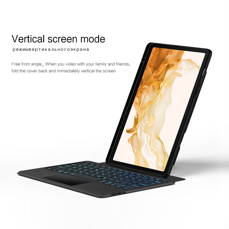 Magische Toetsenbordhoes voor  - Samsung Tablet Keyboard Accessories recensie en prijs