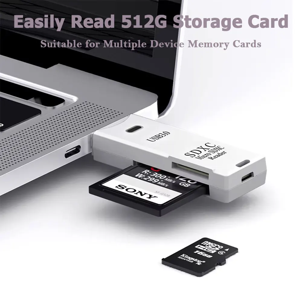 2-in-1 kaartlezer USB 3.0/2.0  - Tablet Accessories For Reading recensie en prijs