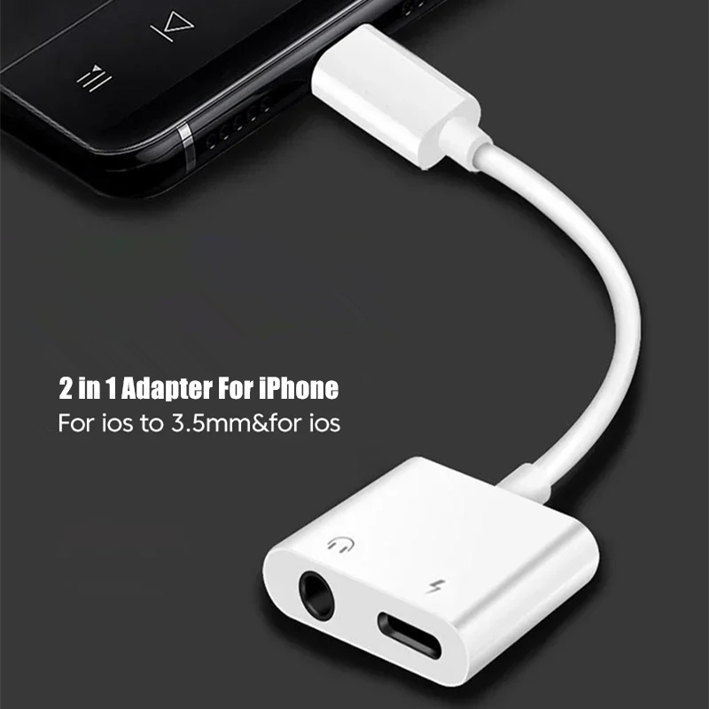2-in-1 iOS naar 3.5mm jack aud - Wired Earphone Lightning recensie en prijs